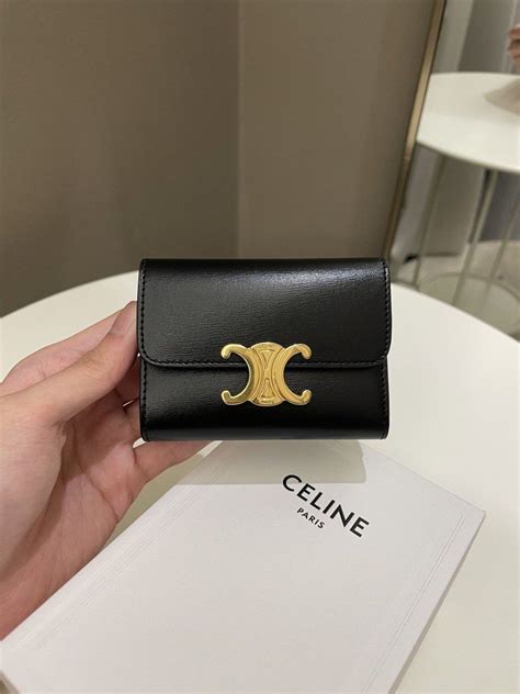 celine detach wallet|Celine compact wallet.